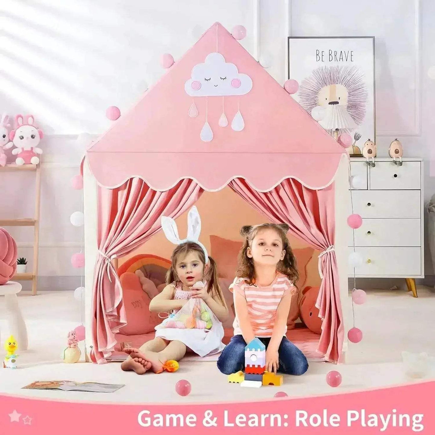  Creative Teepee Playhouse Tent Foldable Toyland EU -  ToylandEU™