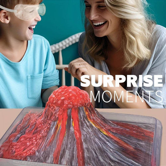 Creative Volcano Eruption Experiment Set DIY Painting Coloring Kit Educational Science Toy Birthday Gifts for Boys and Girls - ToylandEU