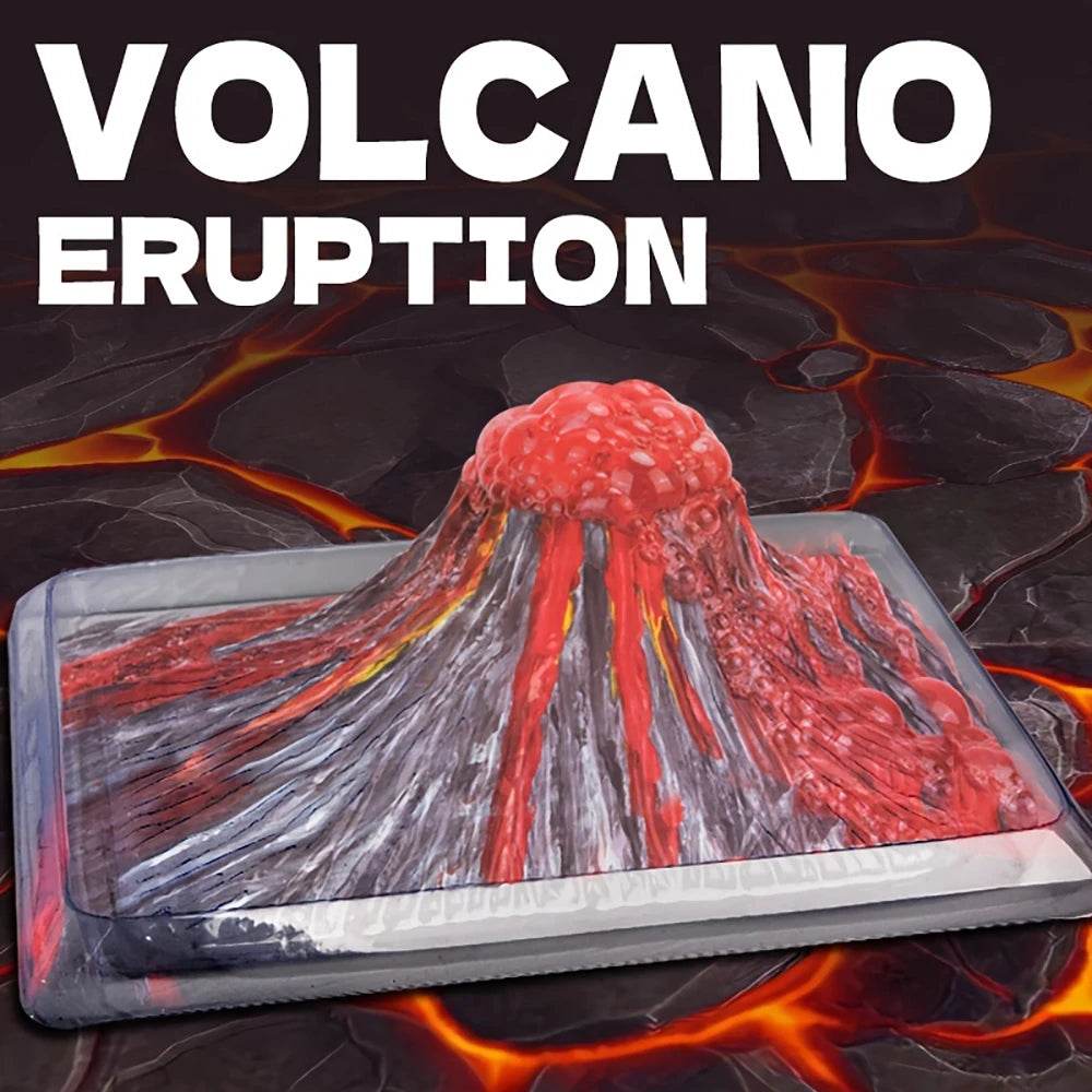 Creative Volcano Eruption Experiment Set DIY Painting Coloring Kit Educational Science Toy Birthday Gifts for Boys and Girls - ToylandEU