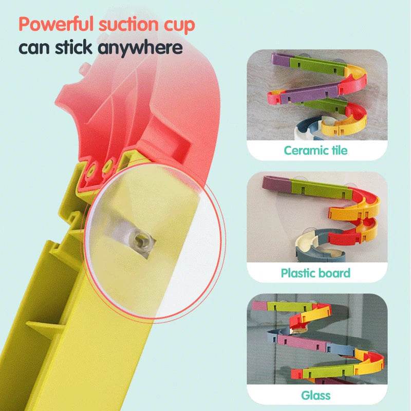 Creative Water Slide Marble Run Bath Toy Set - Fun & Educational Play - ToylandEU