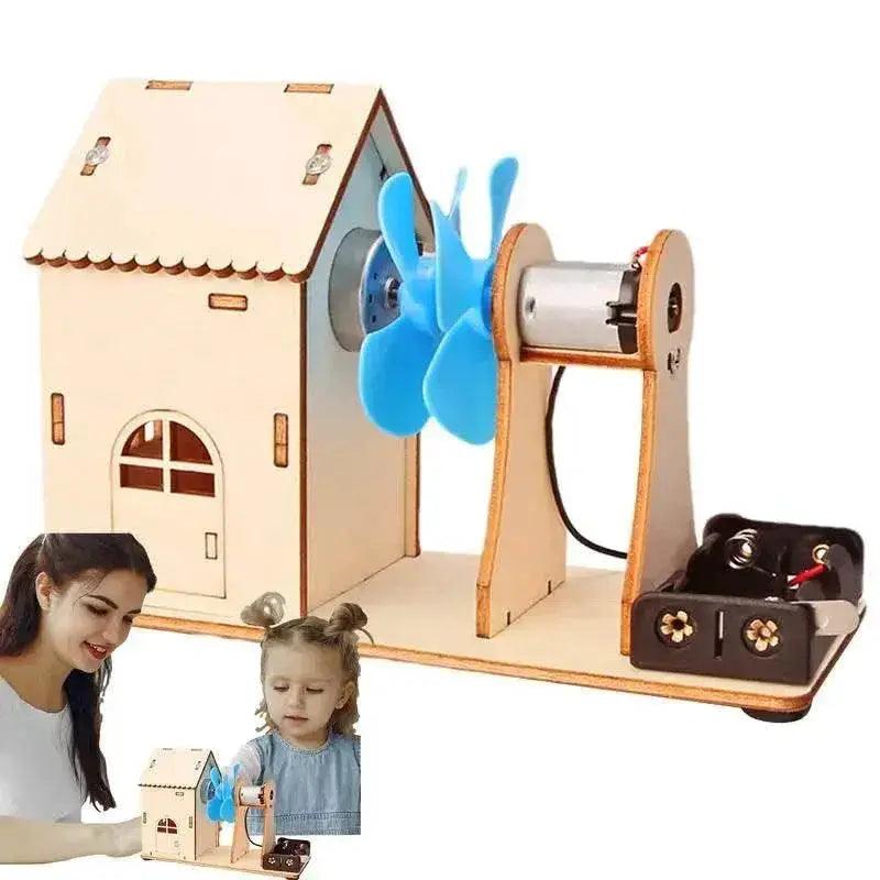  Creative Wind Power Science Kit for Kids - Build Your Own Wind Turbines and Learn About Electricity -  ToylandEU™