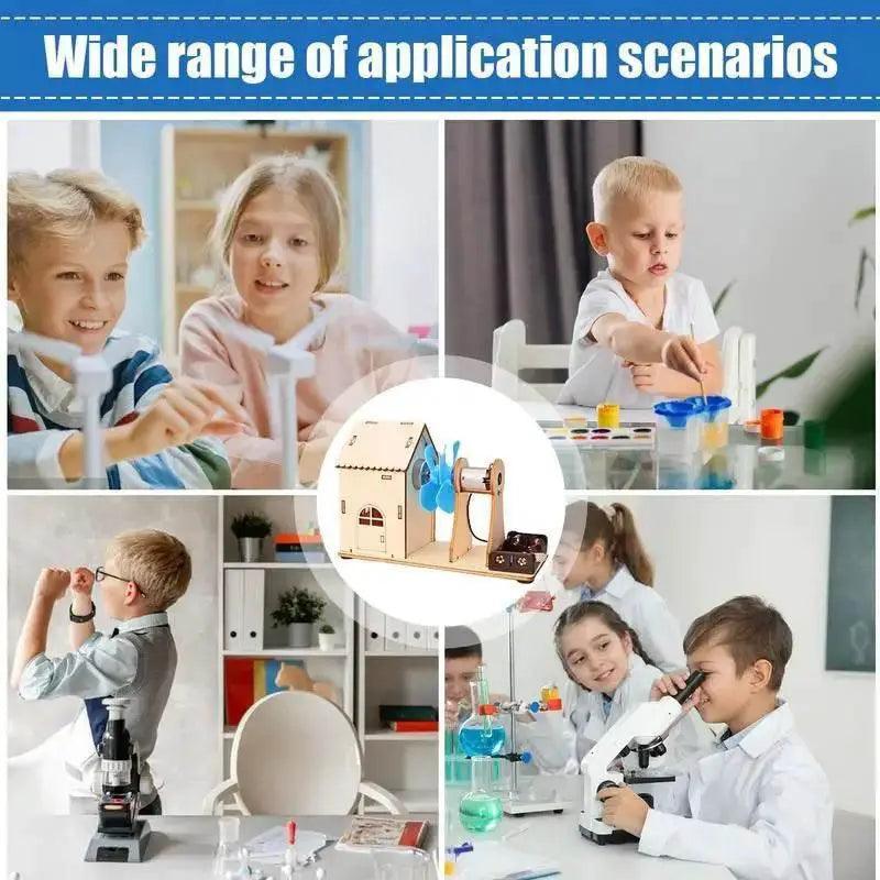  Creative Wind Power Science Kit for Kids - Build Your Own Wind Turbines and Learn About Electricity -  ToylandEU™