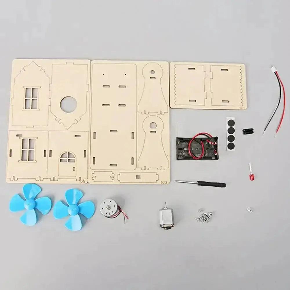 Creative Wind Power Science Kit for Kids - Build Your Own Wind Turbines and Learn About Electricity -  ToylandEU™