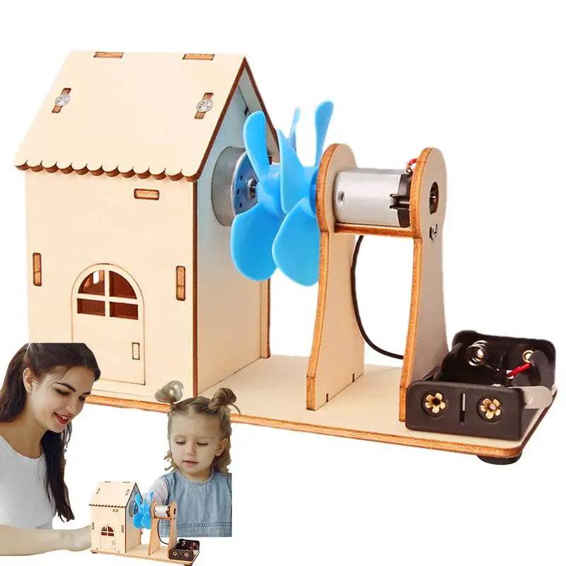 Creative Wind Power Science Kit for Kids - Build Your Own Wind Turbines and Learn About Electricity - ToylandEU