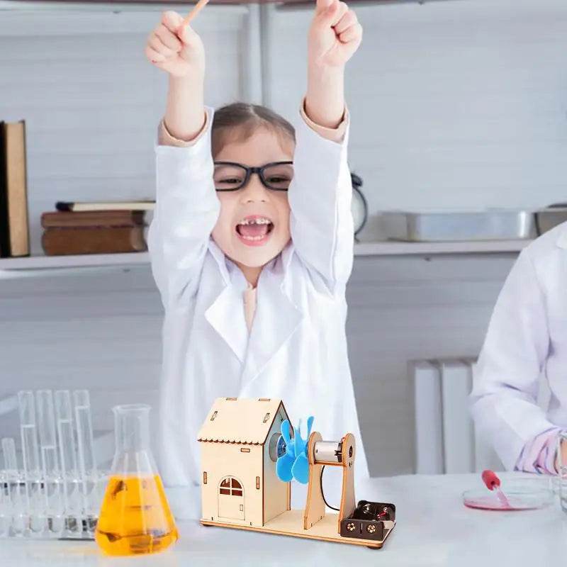 Creative Wind Power Science Kit for Kids - Build Your Own Wind Turbines and Learn About Electricity - ToylandEU