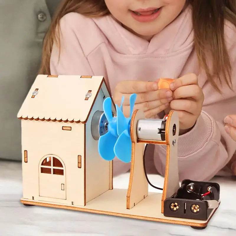 Creative Wind Power Science Kit for Kids - Build Your Own Wind Turbines and Learn About Electricity - ToylandEU