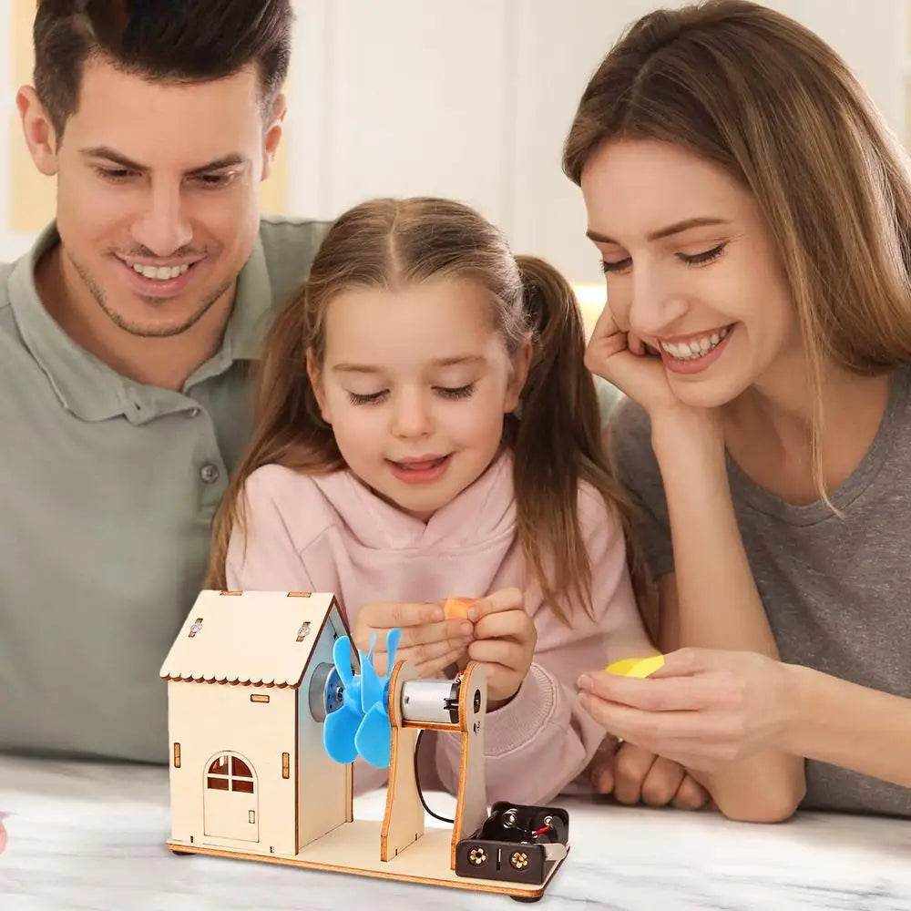 Creative Wind Power Science Kit for Kids - Build Your Own Wind Turbines and Learn About Electricity - ToylandEU