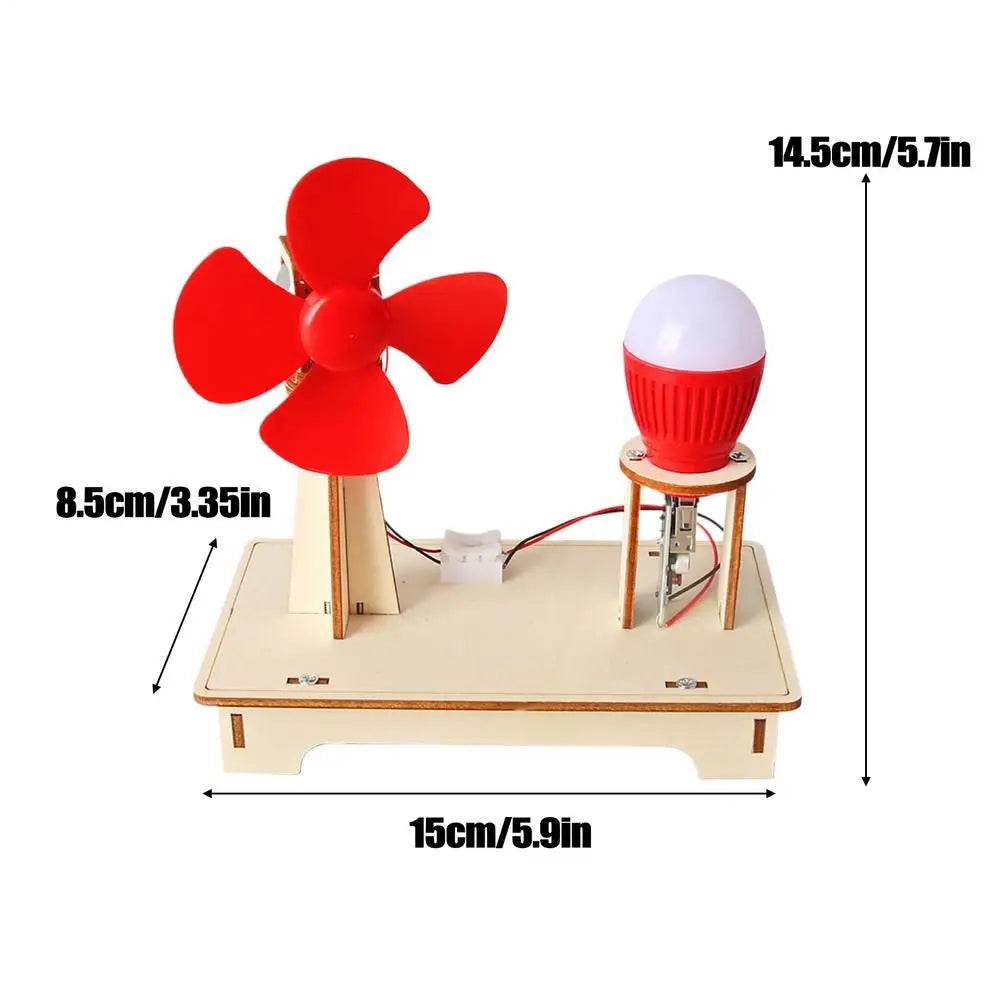 Creative Wind Power Science Kit for Kids - Build Your Own Wind Turbines and Learn About Electricity - ToylandEU