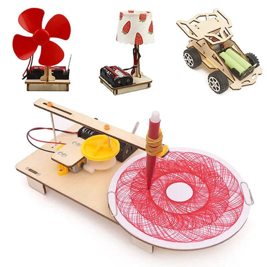 Creative Wooden STEM Robot Kit for Kids - Fun Science Inventions - ToylandEU
