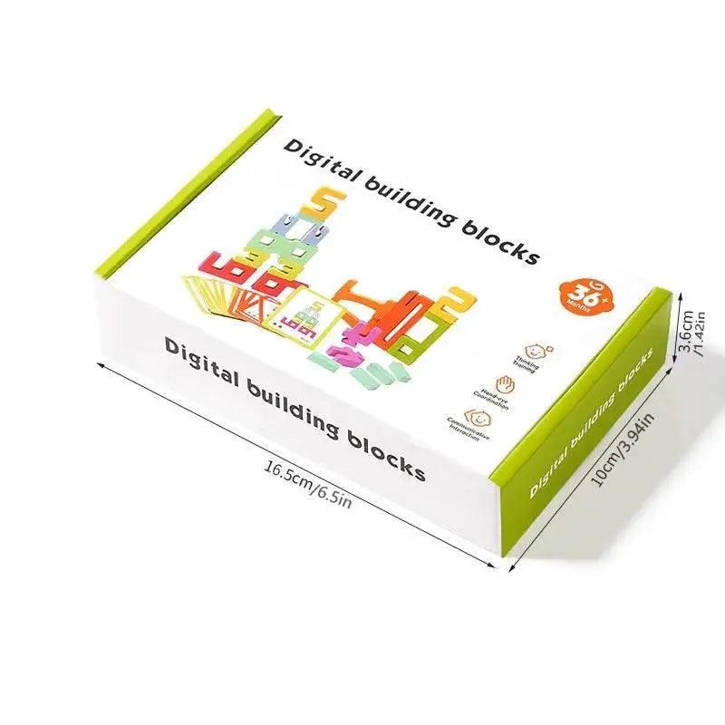  Creative Wooden Stacking Blocks Educational Toy - 20 Pieces -  ToylandEU™