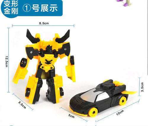 Creative Yellow Car Robot Building Set for Kids - Fun & Educational! - ToylandEU