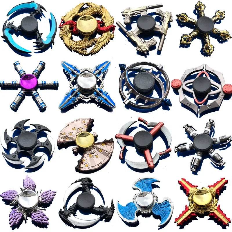 Creativity Hand Spinner Gun Zinc Alloy Metal Fidget Toy - ToylandEU