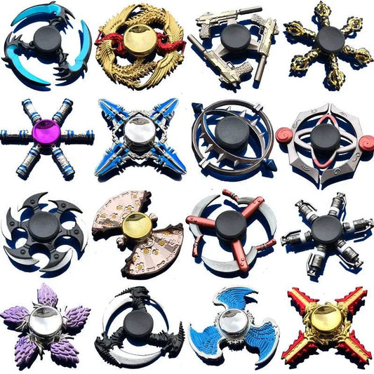 Creativity Hand Spinner Gun Zinc Alloy Metal Fidget Toy - ToylandEU