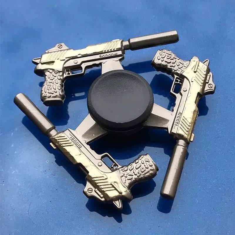 Creativity Hand Spinner Gun Zinc Alloy Metal Fidget Toy - ToylandEU
