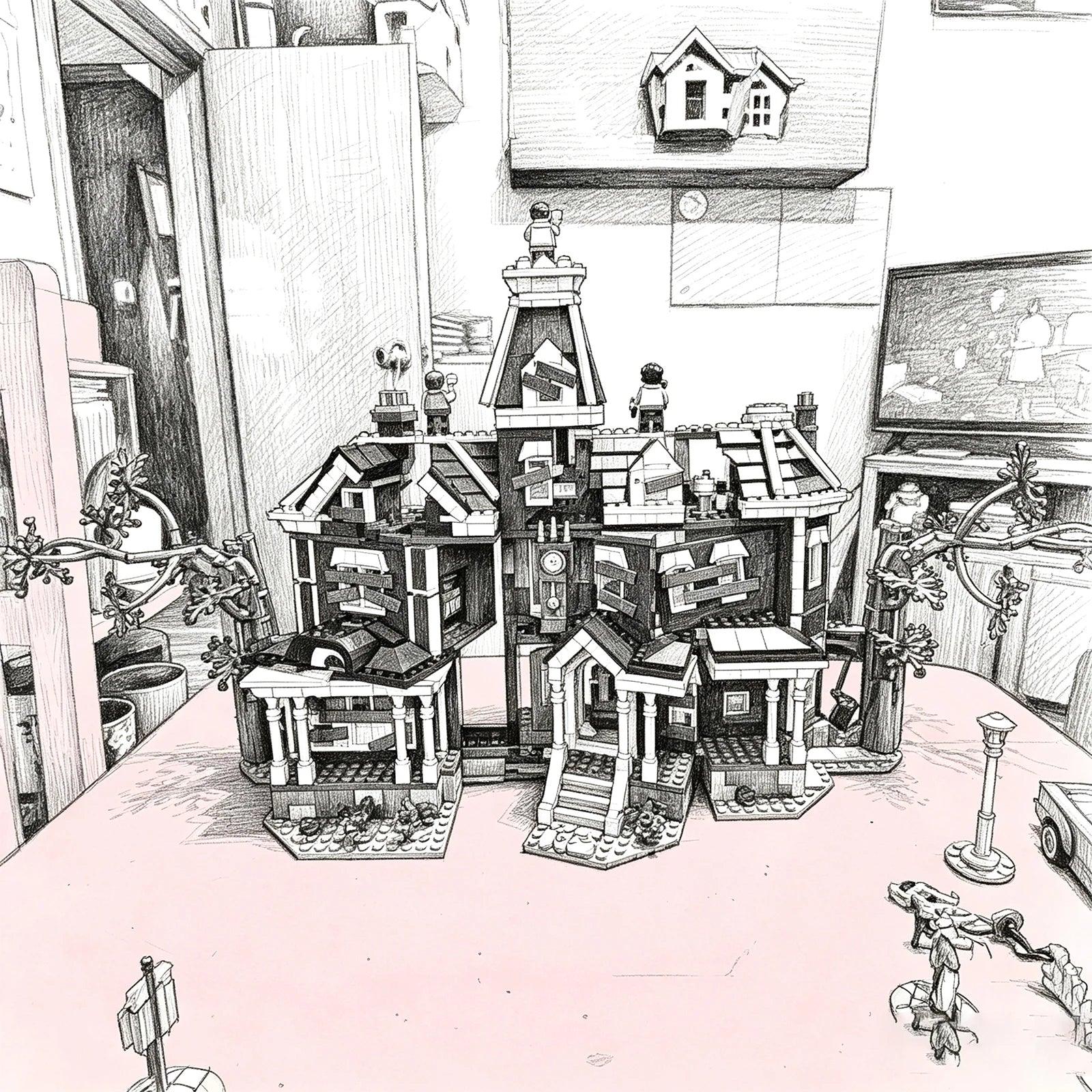 Creel House Villa Building Blocks | 2593 Pcs | Toylandeu™
