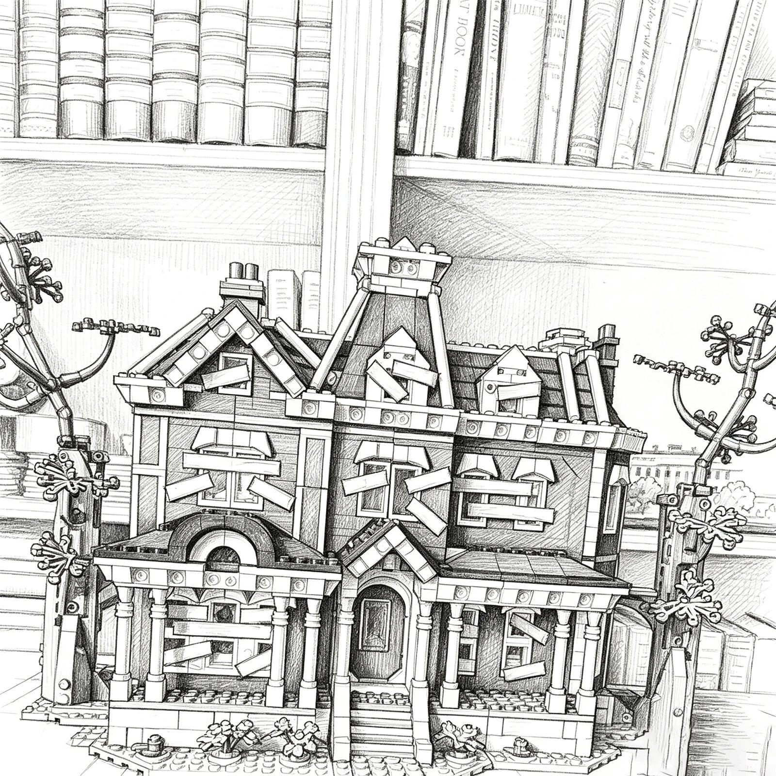 Creel House Villa Building Blocks | 2593 Pcs | Toylandeu™