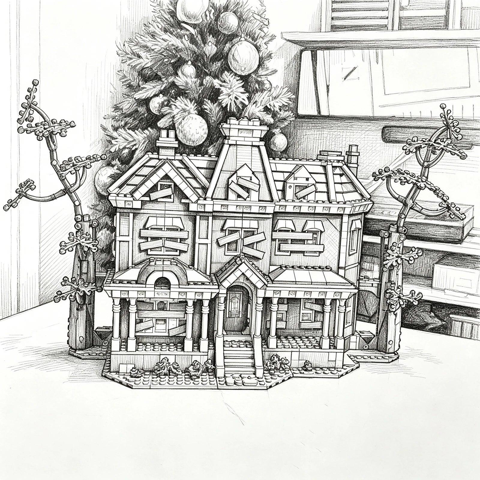 Creel House Villa Building Blocks | 2593 Pcs | Toylandeu™