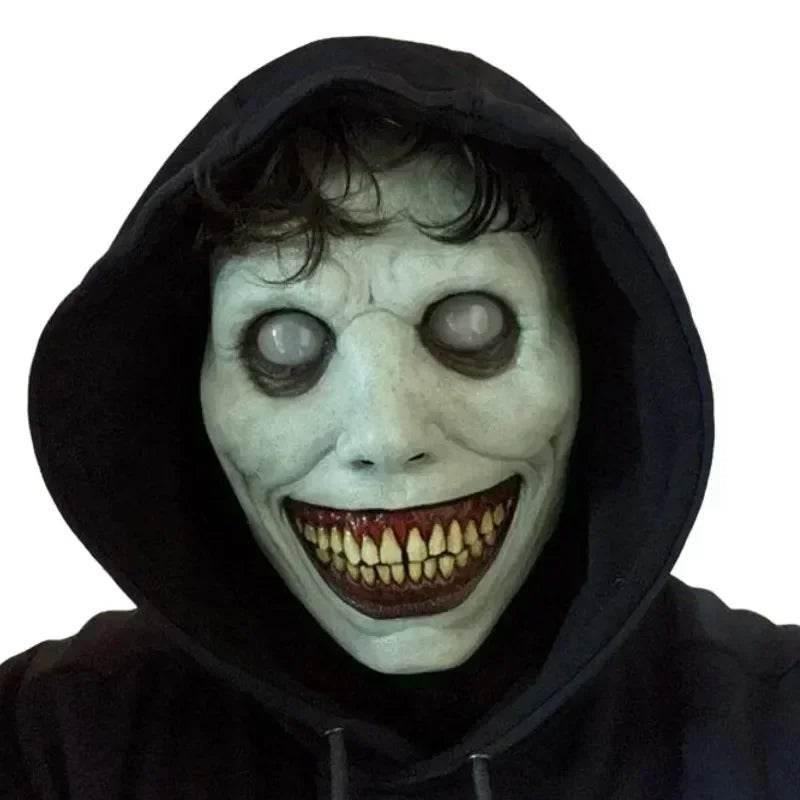 Creepy Halloween Mask Demons Smiling Horror Face Cosplay - ToylandEU