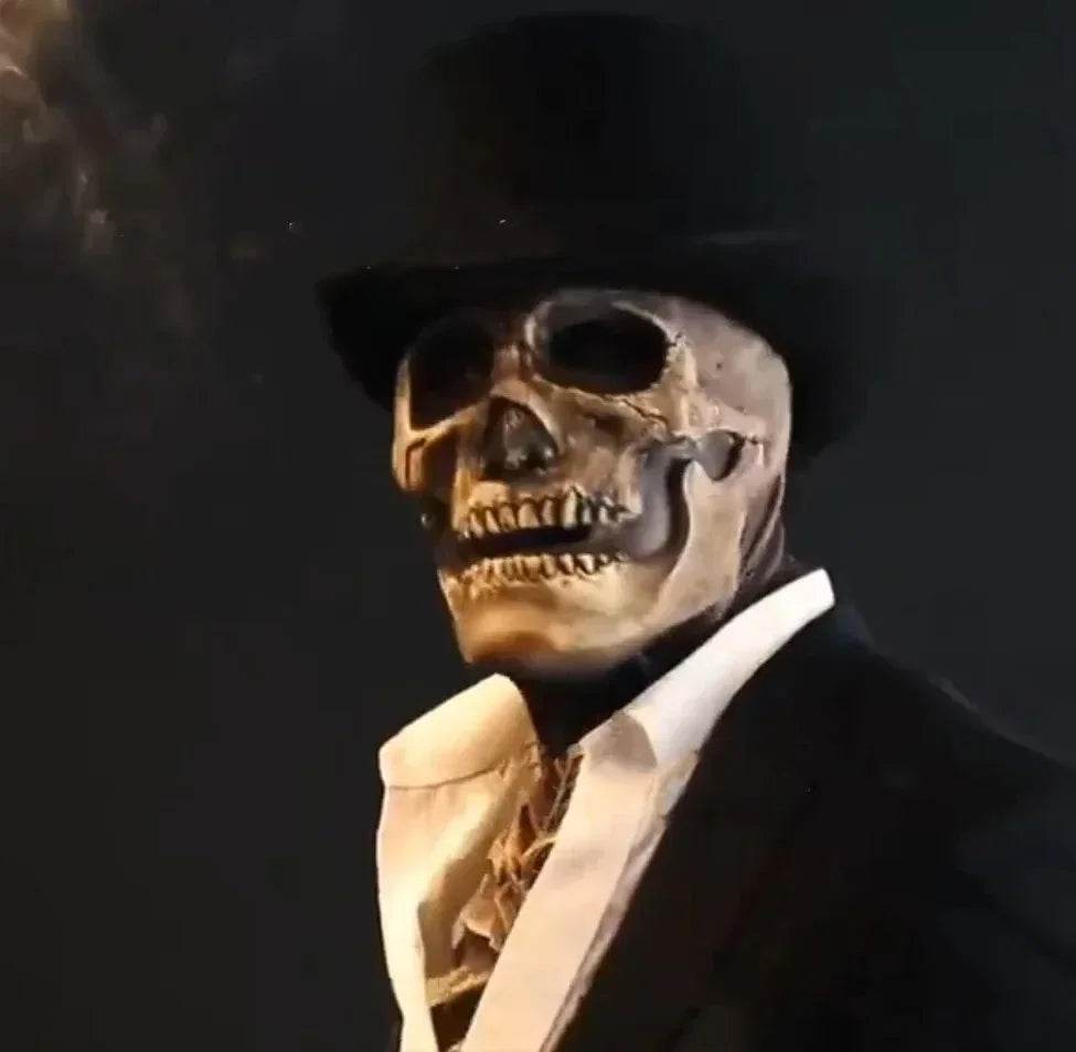 Creepy Halloween Mask Demons Smiling Horror Face Cosplay - ToylandEU