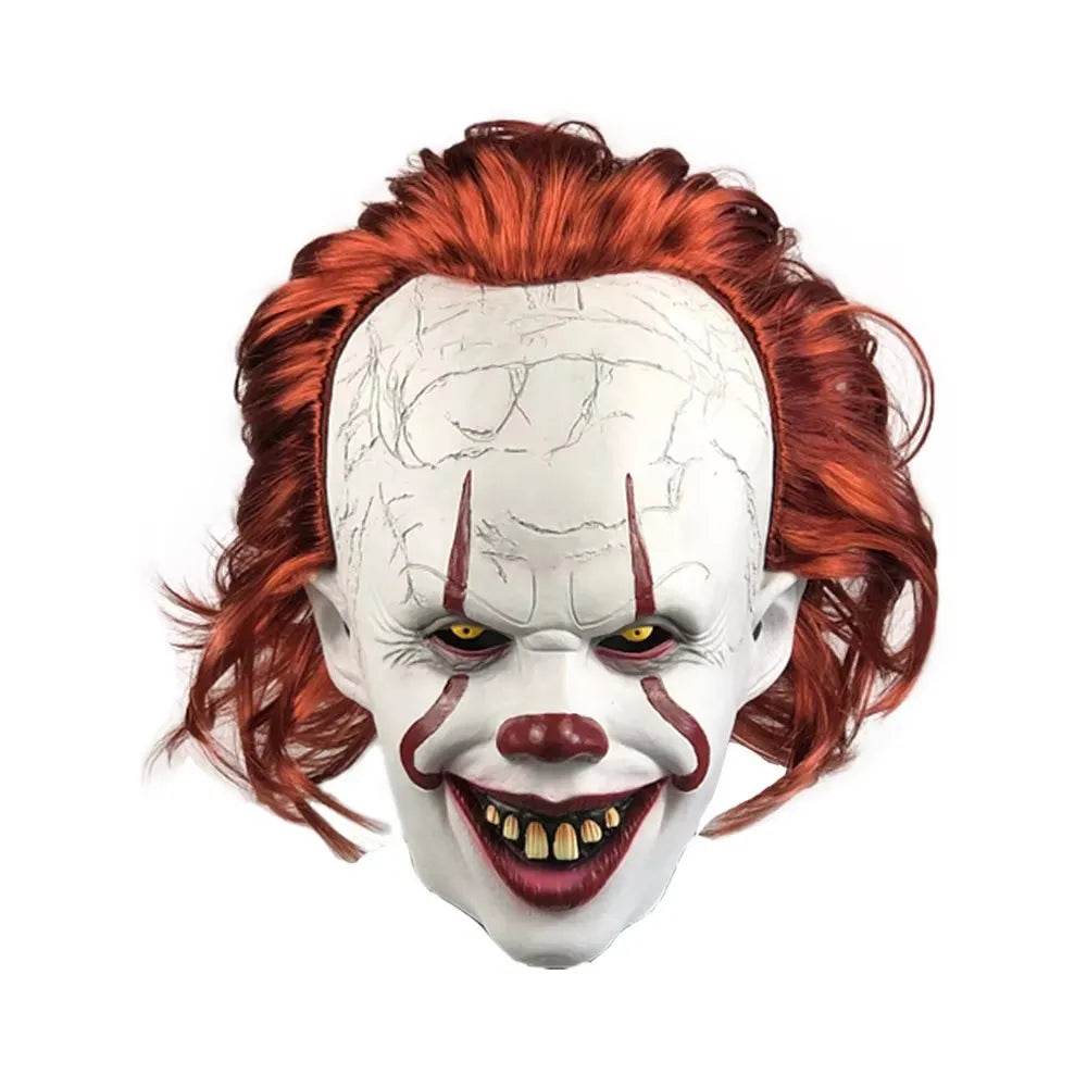 Creepy Latex Clown Mask Pennywise Inspired For Halloween - ToylandEU