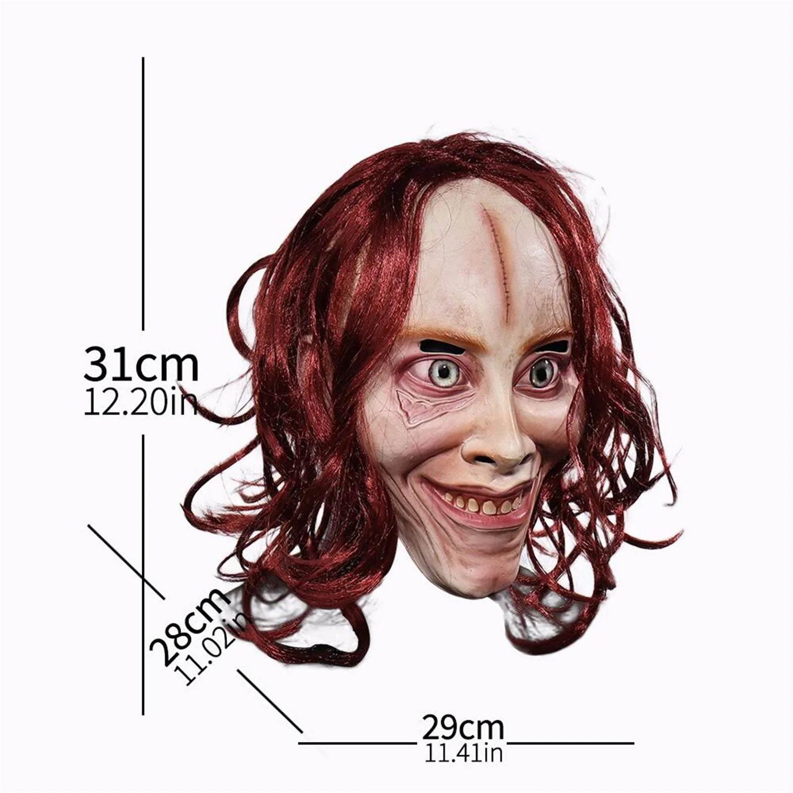 Creepy Latex Mask Realistic Ellie Look For Halloween Party - ToylandEU