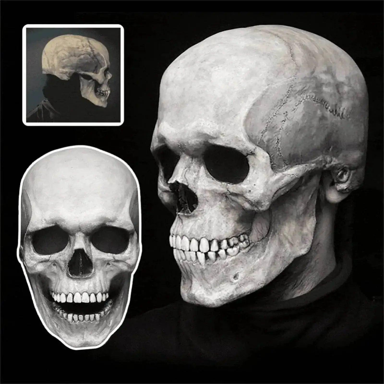  Creepy Realistic Full Head Mask Moving Jaw Toyland EU -  ToylandEU™
