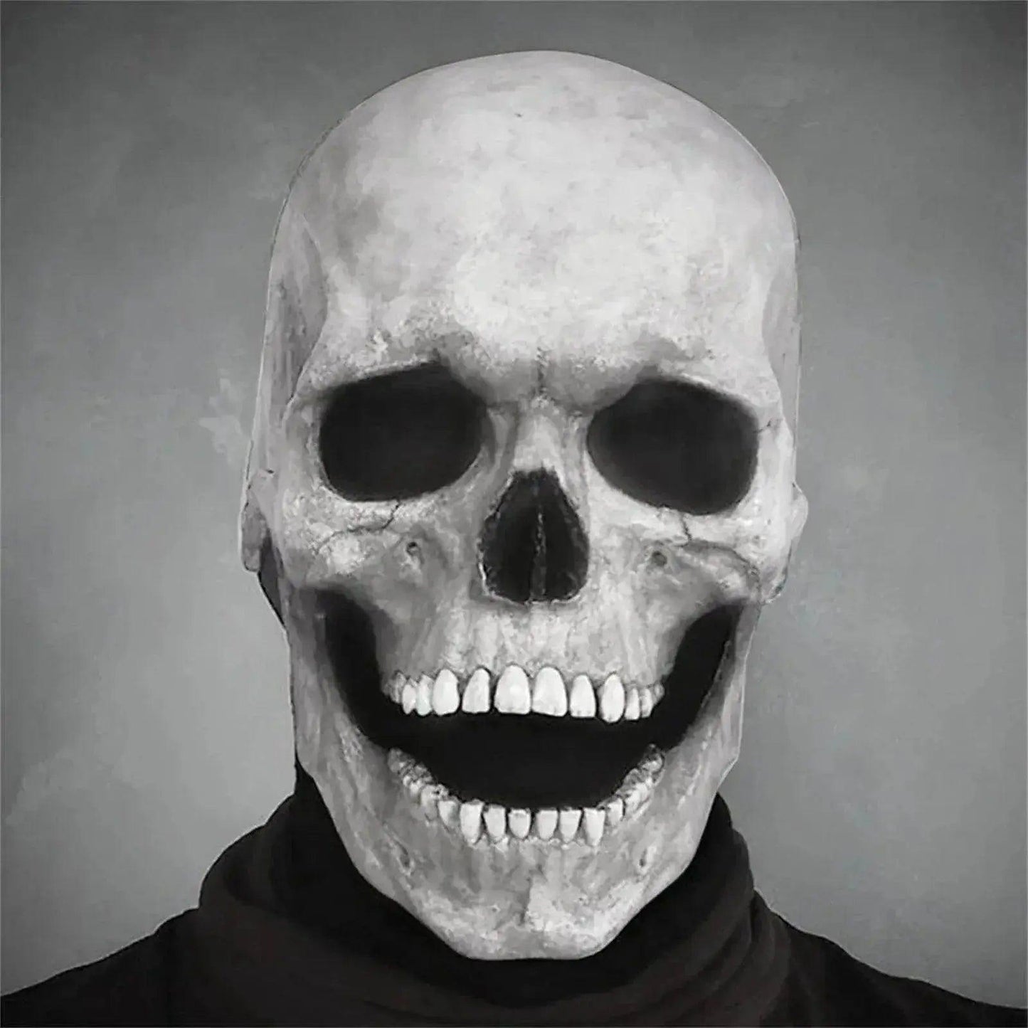  Creepy Realistic Full Head Mask Moving Jaw Toyland EU -  ToylandEU™