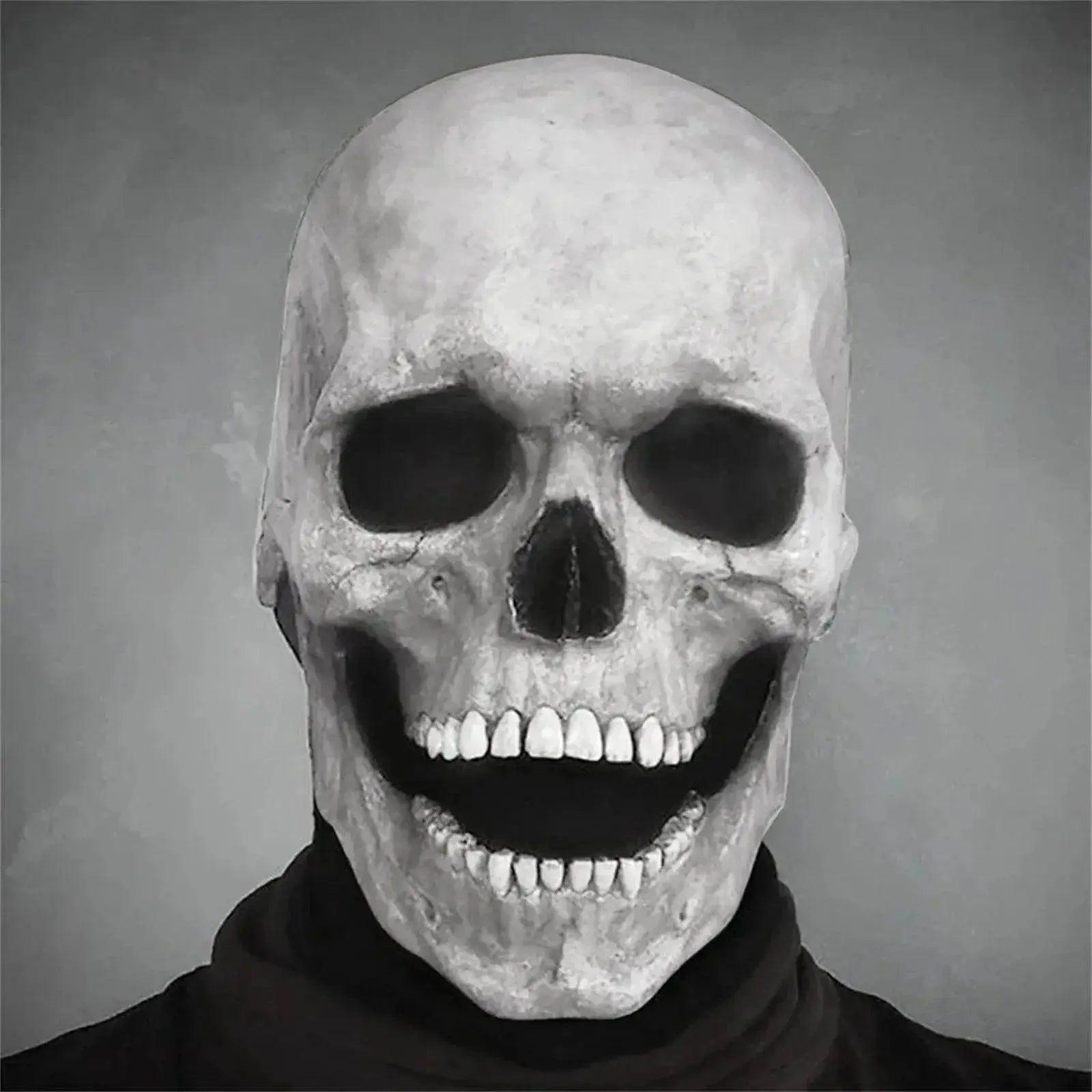  Creepy Realistic Full Head Mask Moving Jaw Toyland EU -  ToylandEU™