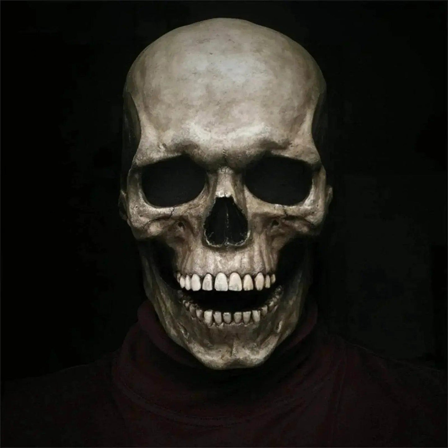  Creepy Realistic Full Head Mask Moving Jaw Toyland EU -  ToylandEU™