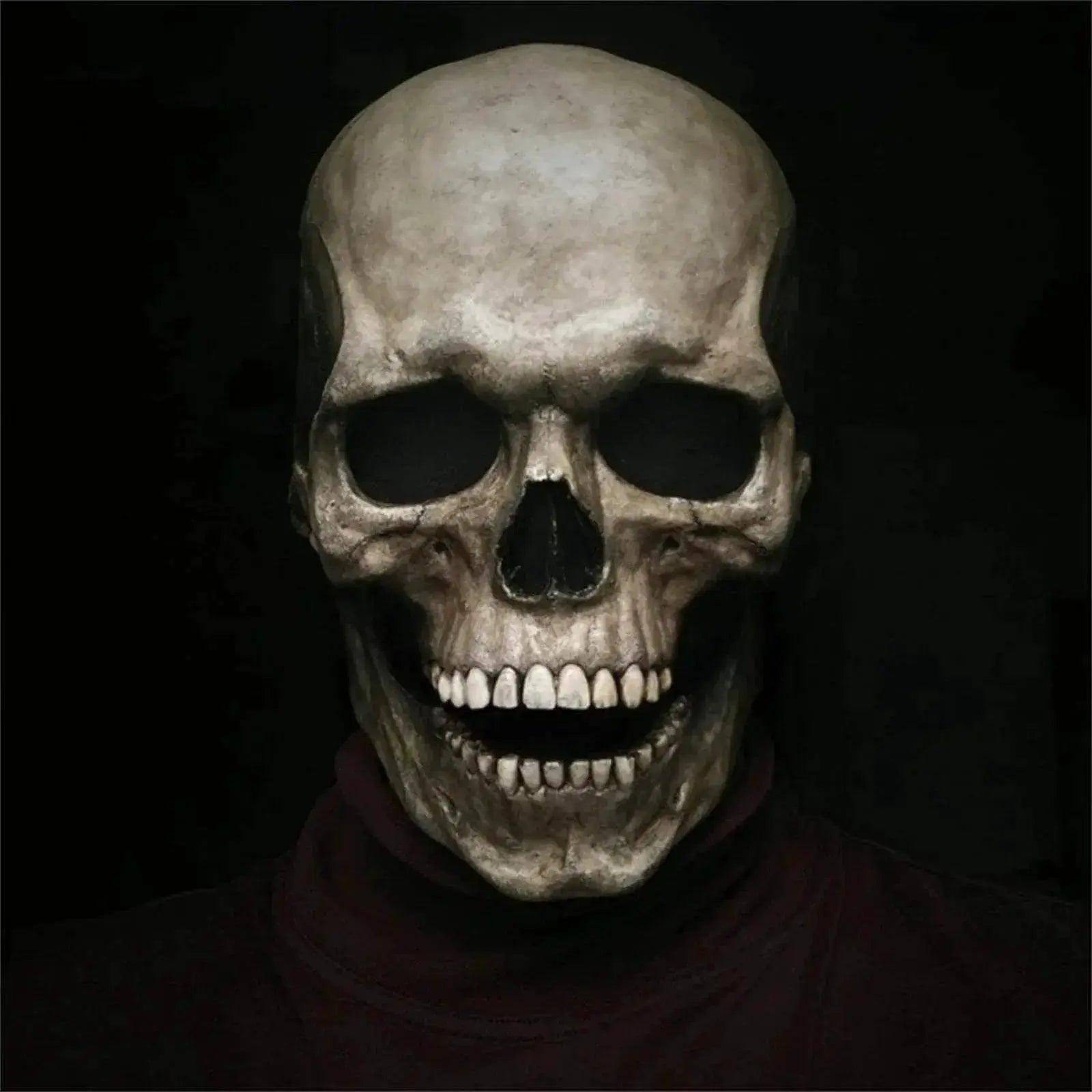  Creepy Realistic Full Head Mask Moving Jaw Toyland EU -  ToylandEU™