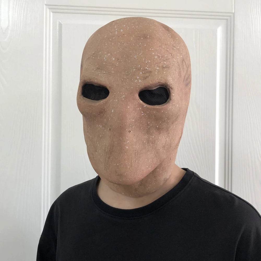 Creepy Slenderman Mask Latex Faceless Horror Costume Party - ToylandEU
