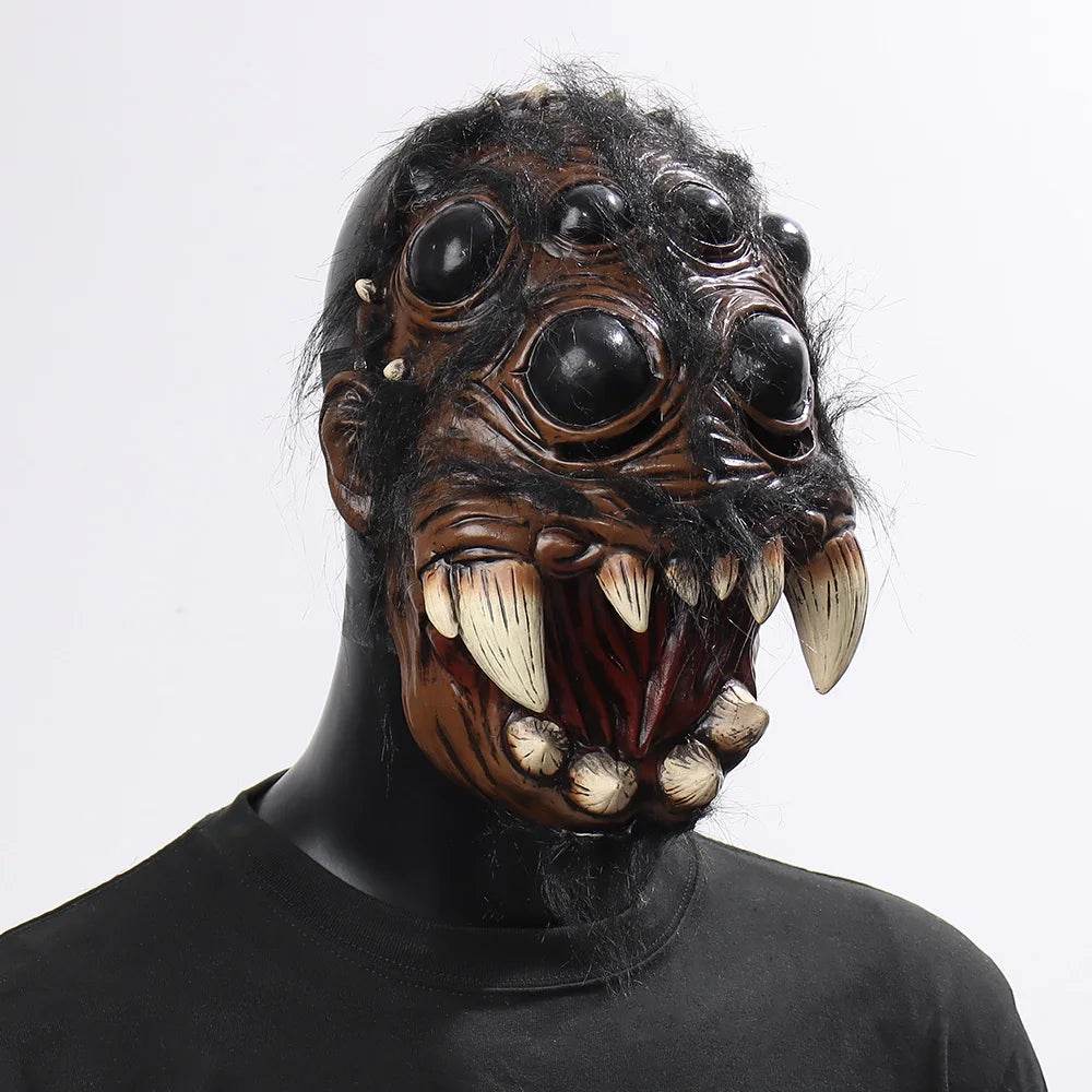 Creepy Spider Mask Latex Open Mouth for Halloween Costume - ToylandEU