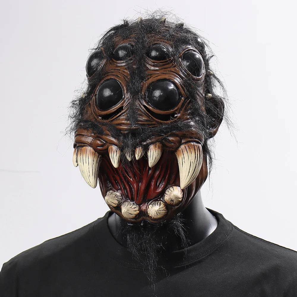Creepy Spider Mask Latex Open Mouth for Halloween Costume - ToylandEU