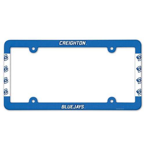 Creighton Bluejays License Plate Frame Full Color Plastic - ToylandEU