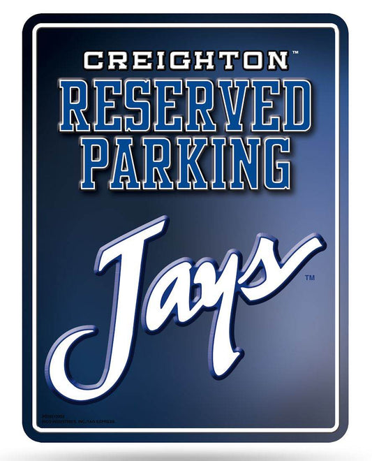 Creighton Bluejays Metal Parking Sign Embossed Gift - ToylandEU