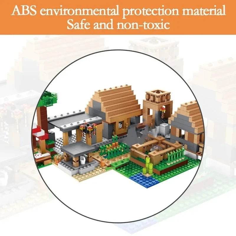 Cretive DIY Game The Farm Cottage Village House Blocks - ToylandEU