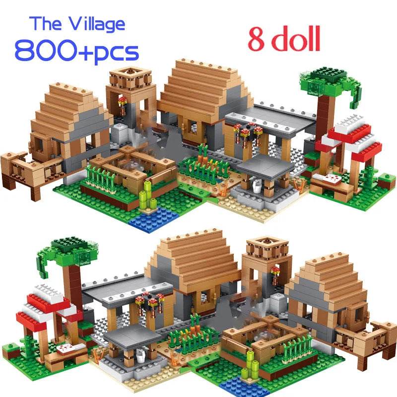 Cretive DIY Game The Farm Cottage Village House Blocks - ToylandEU