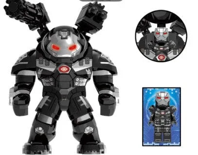 Crimson Titan Mech Figure Red Plastic Figure Standard Figure Scale LEGO Compatible - ToylandEU