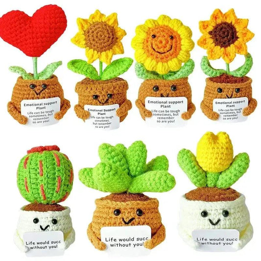  Crochet Sunflower Doll Positive Energy Gift Handmade -  ToylandEU™