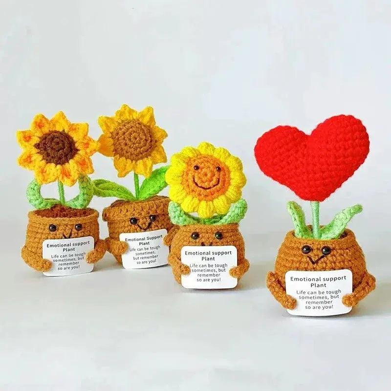  Crochet Sunflower Doll Positive Energy Gift Handmade -  ToylandEU™