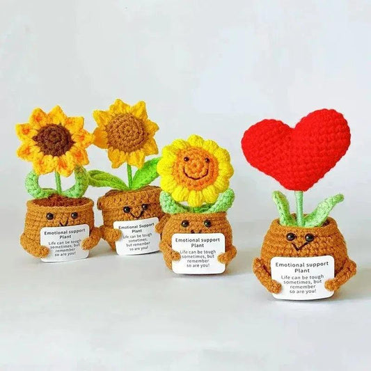  Crochet Sunflower Doll Positive Energy Gift Handmade -  ToylandEU™