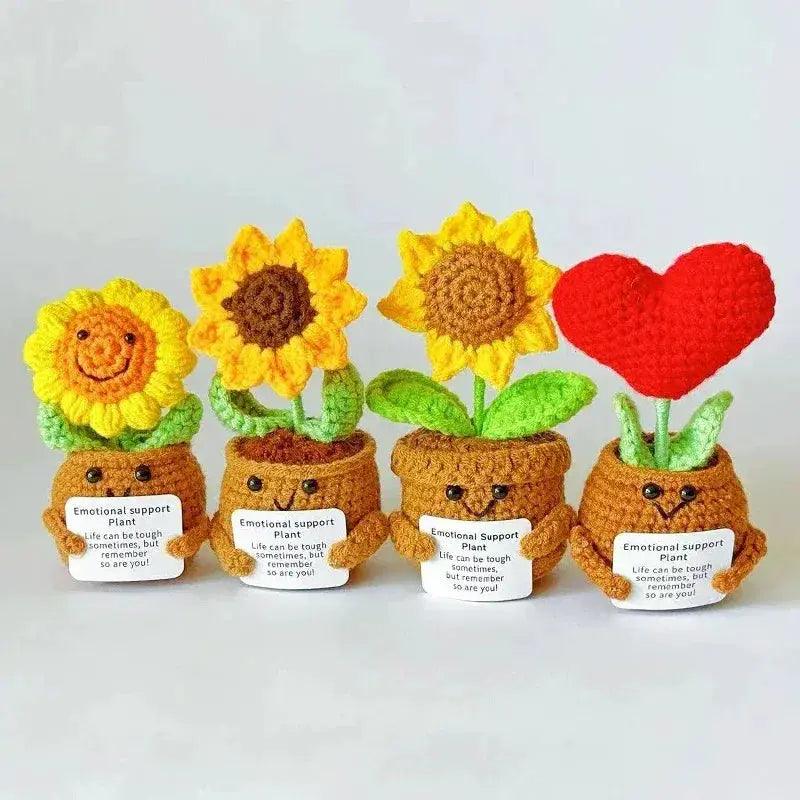  Crochet Sunflower Doll Positive Energy Gift Handmade -  ToylandEU™