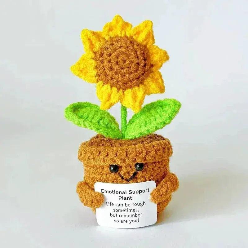  Crochet Sunflower Doll Positive Energy Gift Handmade -  ToylandEU™