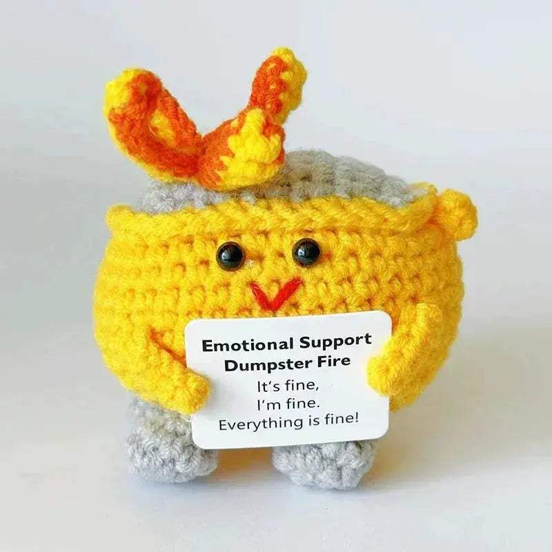 Crochet Sunflower Doll Positive Energy Gift Handmade Decor - ToylandEU