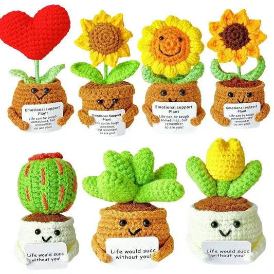  Crochet Sunflower Doll Positive Energy Gift Handmade -  ToylandEU™