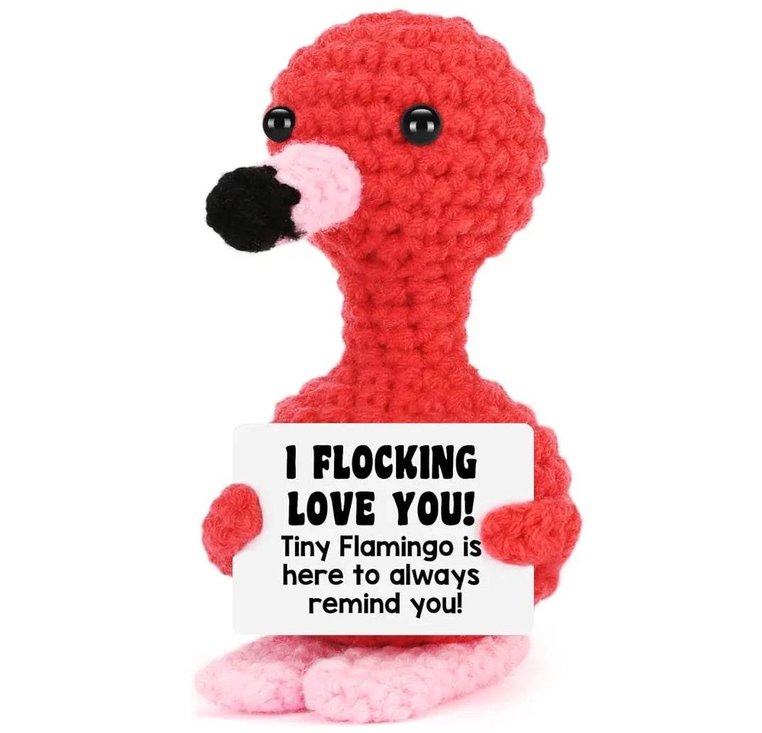 Crochet Turtle Doll Ornament Handmade Knitted Elephant Doll Positive Energy Home Room Decoration Christmas Party Gifts With Card - ToylandEU