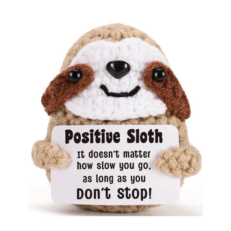 Crochet Turtle Doll Ornament Handmade Knitted Elephant Doll Positive Energy Home Room Decoration Christmas Party Gifts With Card - ToylandEU