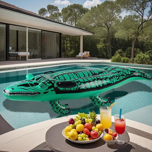  Crocodile Inflatable Pool Float Adventure Ready -  ToylandEU™
