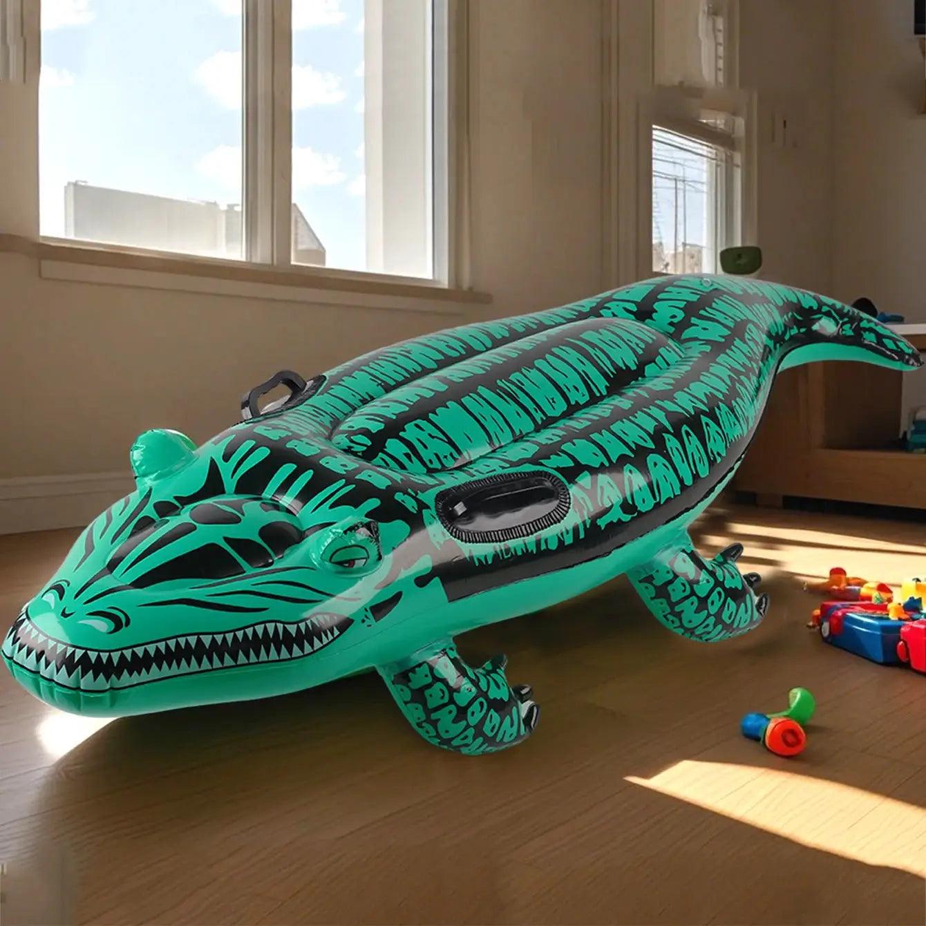  Crocodile Inflatable Pool Float Adventure Ready -  ToylandEU™