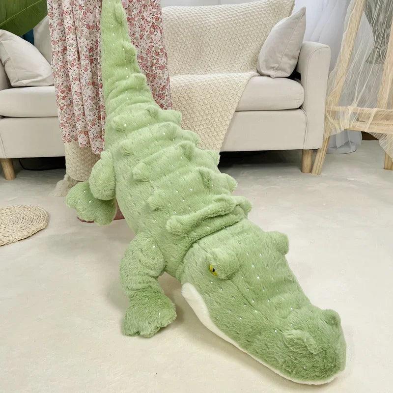  Crocodile Plush Toy Jungle Green Pillow Cushion Cozy 